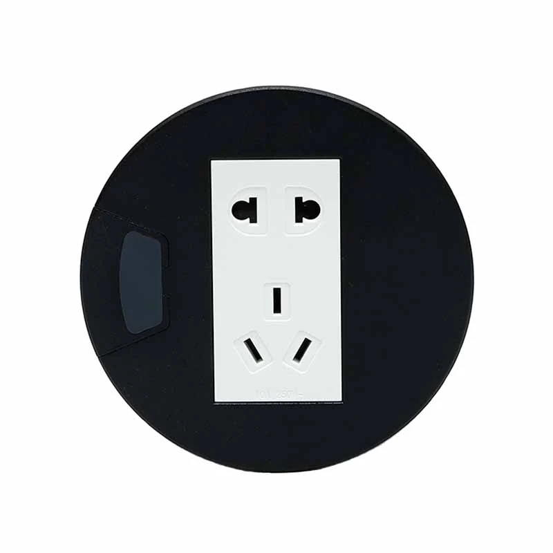 Konafesi laulau Power Grommet Socket ma USB